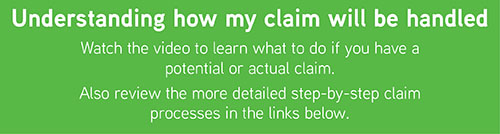 Instructions for understanding how my claim will be handled